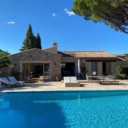 Lovely "Provence" Villa With Sea View, Private Heated Pool, Airco And Beautiful Garden Grimaud Exterior foto